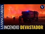 Desalojan seis pueblos por un el fuego fuera de control en Cinco Villas