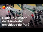 Dinheiro é levado de 'bike-forte' em Afuá (PA), cidade das bicicletas; veja vídeo