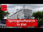 Sprengstoffalarm in Kiel – Polizei gibt Entwarnung