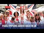 Paralympians back in UK amid calls for more school support for disabled athletes