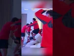 WATCH: US Men's National Soccer team celebrate the NY Knicks' game four win #news #us #sports