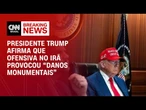 Trump diz que ataques no Irã causaram “danos monumentais” | CNN BRASIL