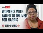 Why did the women's vote fail to deliver for Kamala Harris? | US Election