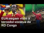 EUA negam visto a torcedor-estátua da RD Congo para acompanhar jogo na Copa do Mundo