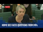 Home Secretary Yvette Cooper answers questions from the Home Affairs Committee