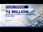 Millions of Americans set to return home after July 4th weekend