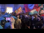 Flotilla, Roma: i manifestanti fronteggiati dalle Forze dell'ordine