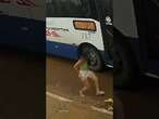 Bus hits mom and toddler in stroller