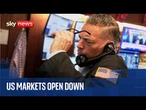 New York Stock Exchange opens after China strikes back at Trump