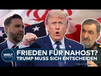 IRAN_KRIEG: JD Vance verhandelt, doch Trump zögert noch ‒ Deal hängt an seiner Unterschrift