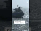 Momento en el que militares estadounidenses abordan un petrolero iraní