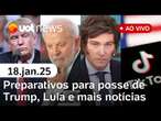 Posse de Trump; Lula e as emendas parlamentares; TikTok banido nos EUA; caso delator do PCC e +