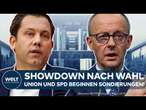 BERLIN: Showdown nach Bundestagswahl! Poker um Kanzleramt! Union und SPD beginnen mit Sondierungen