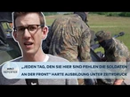 PUTINS KRIEG: Harte Ausbildung unter massivem Druck! Ukrainische Soldaten in Norddeutschland