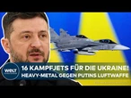 PUTINS KRIEG: Ukraine rüstet auf! Schwedische Gripen-Jäger gegen russische Luftwaffe