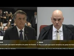 Diante de Moraes, Bolsonaro afirma que 'golpe é uma coisa abominável' | AFP