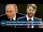 UKRAINE-KRIEG: Im Auftrag des Kremls! Amerikanischer Putin-Spion wird live im Russen-TV enttarnt