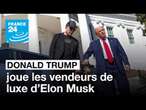 Donald Trump joue les vendeurs de luxe d’Elon Musk • FRANCE 24