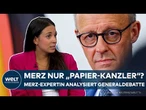 BUNDESTAG: Merz nur „Papier-Kanzler“? Sara Sievert: „Er hatte oft den Mund zu voll genommen“