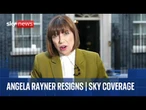 Angela Rayner resigns over tax error | Sky News Breaking News coverage outside No 10