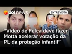 Motta deve acelerar votação de PL da proteção infantil nas redes após vídeo de Felca, diz secretária