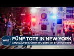 NEW YORK: Amoklauf in Manhattan! Täter stürmt Hochhaus mit Sturmgewehr – fünf Tote