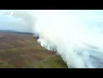 Nel Regno Unito sono in fiamme i boschi del North York Moors