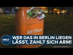 NEUE REGELN IN BERLIN: 250€ für eine Kippe! Neue Müll-Strafen schocken Bürger!
