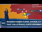 UKRAINE-KRIEG: Putin zeigt sich siegessicher! Letzte Ukrainer sollen aus Kursk vertrieben werden