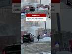 Roof of New York firehouse collapses under heavy snow. #NewYork #BBCNews