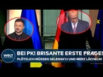 UKRAINE-KRIEG: Bei PK! Brisante Taurus-Frage! Wenn ein Bild mehr sagt, als tausend Worte!