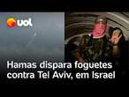 Hamas dispara foguetes em Tel Aviv em resposta aos novos ataques de Israel na Faixa de Gaza; vídeo