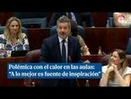 El consejero de Cultura de Ayuso trivializa el calor de las aulas: "Es fuente de inspiración"