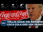 USA: Völlig gaga! Jetzt will Präsident Donald Trump die Rezeptur von Coca-Cola ändern lassen