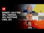 Quaest: Lula tem 30%; Tarcísio, 13%; Gusttavo Lima, 12% | CNN NOVO DIA