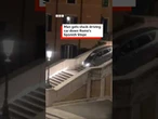 An 81-year-old man drove his car down the landmark Spanish Steps in Rome. #Rome #BBCNews