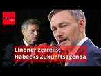 „Sein Ansatz ist fatal“: So antwortet Lindner auf Habecks „Zukunftsagenda“