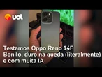 Review Oppo Reno 14F: celular bonito, resistente e com muita IA