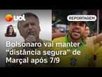 Bolsonaro vai manter ‘distância segura’ de Marçal após confusão no 7 de setembro | Carla Araújo