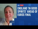 England camp in 'good spirits' ahead of Euros final against world champions Spain