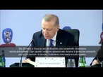 Erdogan: "Europa mostri volontà di porre fine a guerra a Gaza"