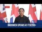 Kemi Badenoch speaks at Peel Hunt FTSE250+ conference