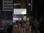 Serbian police use tear gas against protesters