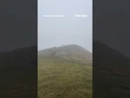 BLOWN AWAY: Man battles EXTREME wind atop French mountain #shorts #viral #foxnews #world #news