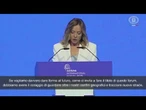 Meloni: "Tra Italia e Kazakistan collaborazione su tecnologia, materie prime e ambiente"