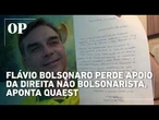 Flávio Bolsonaro perde apoio da direita não bolsonarista, aponta Quaest