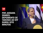 Análise: Moraes e PGR não fizeram perguntar a Tarcísio | CNN PRIME TIME
