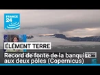 Le record de fonte de la banquise aux deux pôles atteint en février 2025 • FRANCE 24