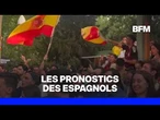 Les pronostics des supporters espagnols à la mi-temps