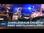 BERLIN: Juwelenraub endet nach wilder Verfolgungsjagd in Sackgasse – Zwei Täter mit Beute entkommen!